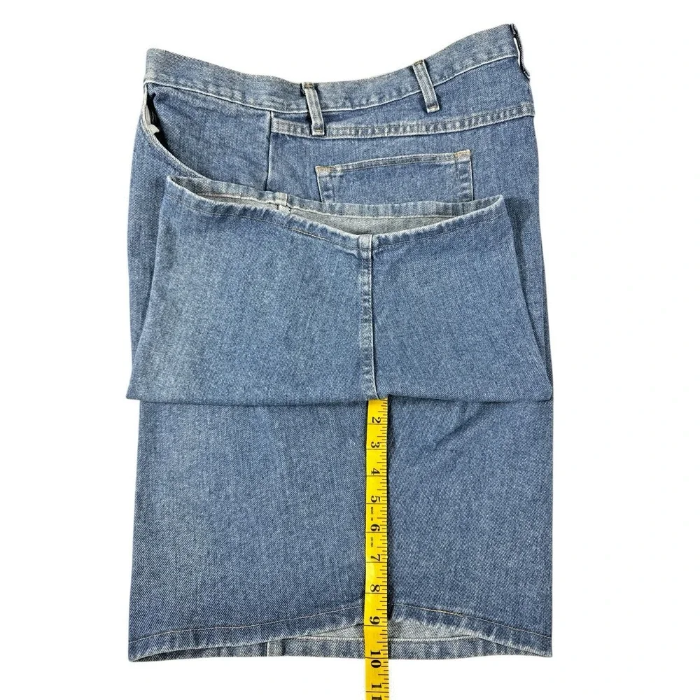 Wrangler Men's Relaxed Fit Denim Bermuda Shorts, 100% Cotton - Size 44‎